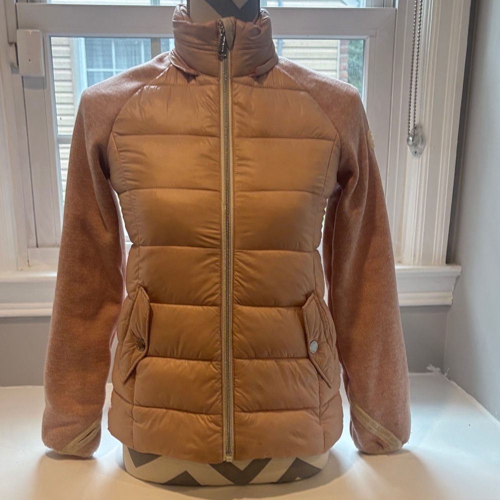 Michael Kors Kids Pink Puffer Jacket